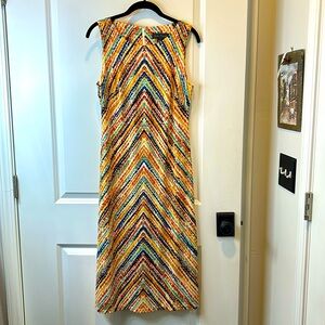 Colorful pattern a-line Jessica Howard summer dress